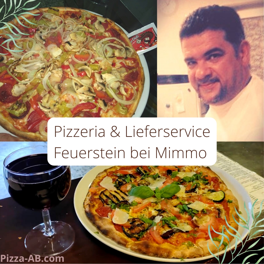 Fotocollage Pizzeria & Lieferservice Feuerstein bei Mimmo